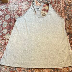 Nike Women's Light Gray Tank Top